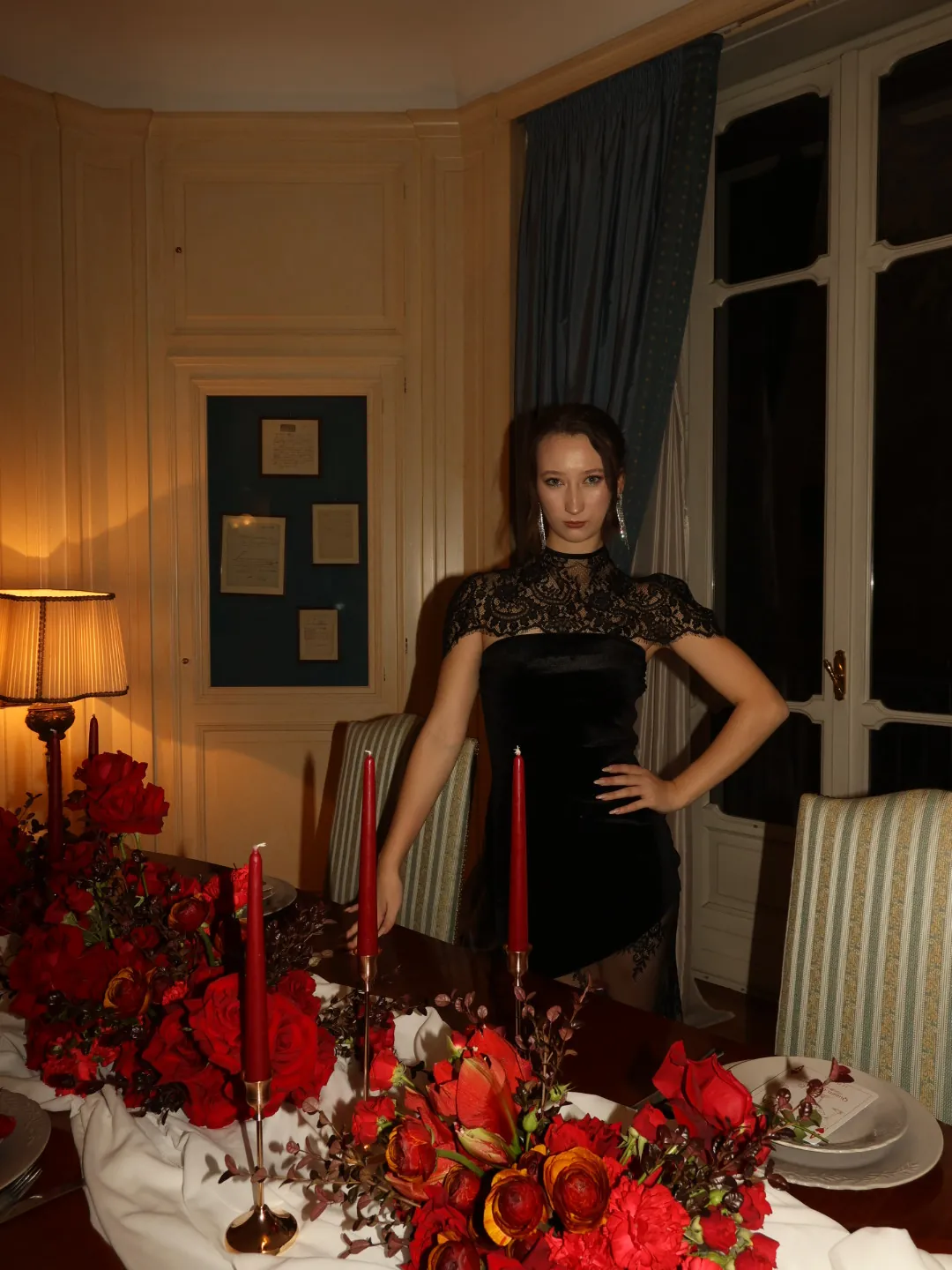 Floral design and table styling for a luxury event
