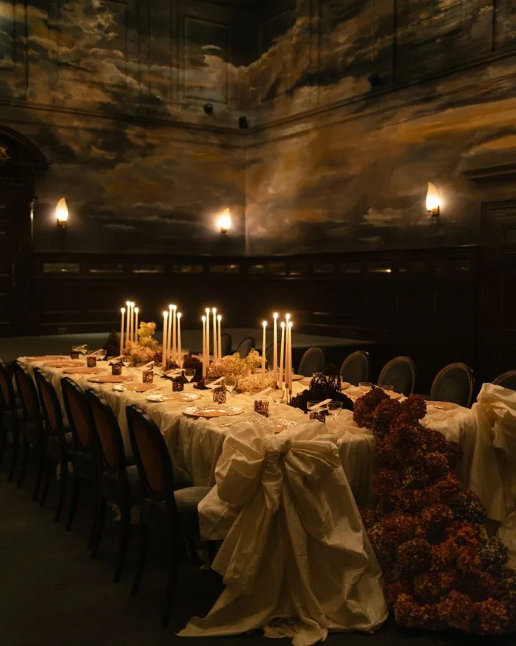Gala dinner in Italian garden