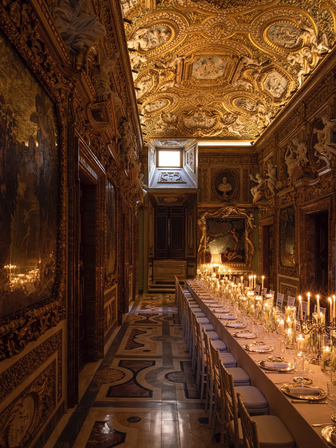 A historic Roman palazzo interior